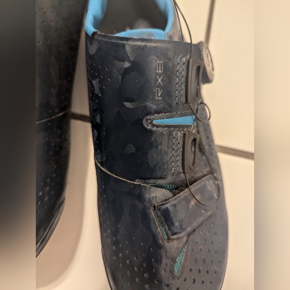 Shimano SH-RX800 Gravel Carbon Cycling Shoes EU 39 Women's Navy - Picture 3 of 9